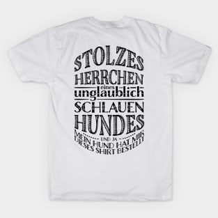 Stolzes Herrchen T-Shirt